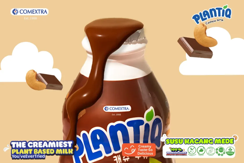 Susu kacang Mede - PLANTIQ Cashew Milk Coklat 
