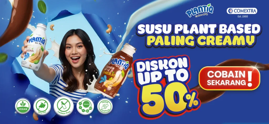  Promo PLANTIQ Cashew Milk (Susu Mede)
