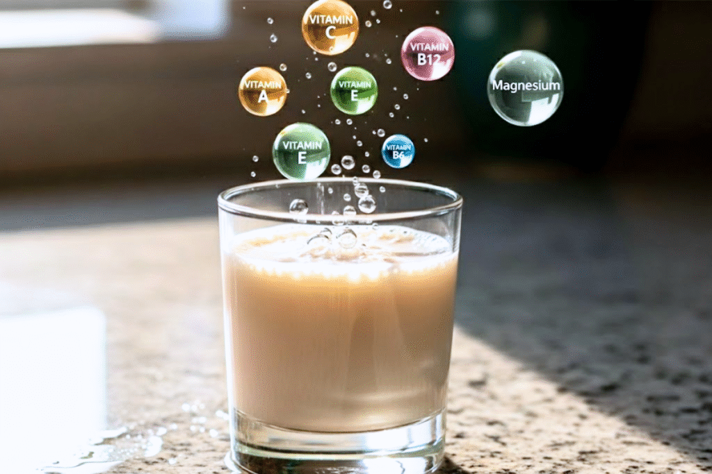 Apa saja kandungan dalam susu kacang mete?
