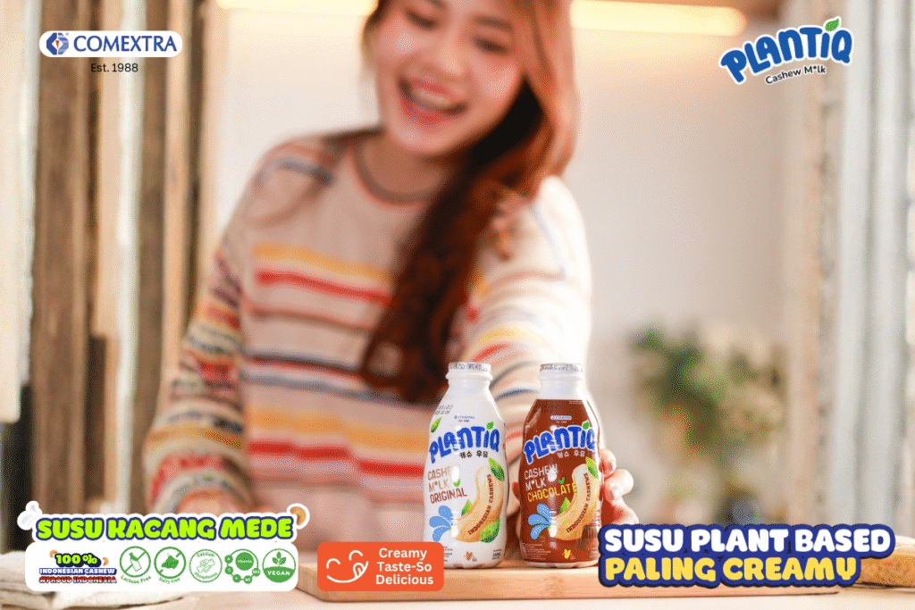PLANTIQ Cashew Milk Original dan Chocolate
